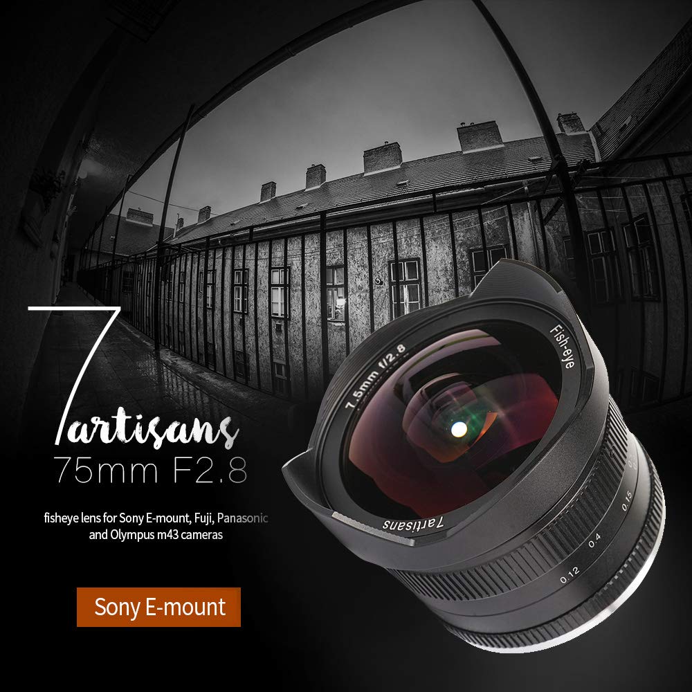 Amazon | 7artisans 7.5mm f2.8 魚眼レンズ カメラ交換レズ 手動